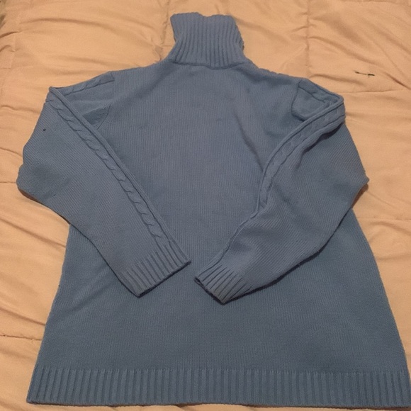Vintage Penmans XL cable knit light blue sweater - Picture 6 of 7
